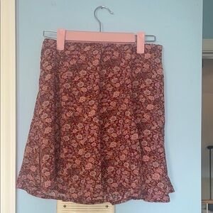 Floral Print Women's Skirt